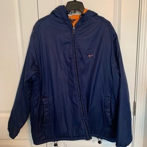 NO PETS & NO SMOKING household: unisex Blue Nike jacket